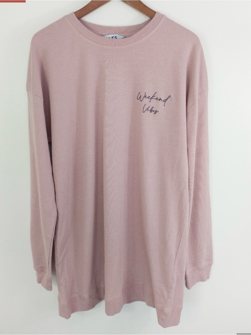 LTS Pink Crewneck Top Size 10